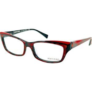 Alain Mikli AO3040 Women's Eyeglass Frame Red Black